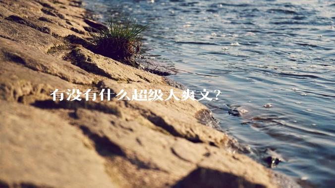 有没有什么超级大爽文？