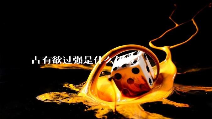 占有欲过强是什么体验？